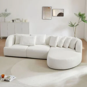 Beech wood corner sofa 250x200cm