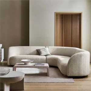 Beech wood corner sofa 250x210cm