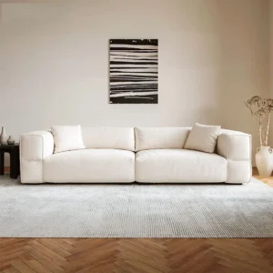 Beech wood sofa 100×260 cm
