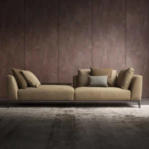 Beech wood sofa 230x68cm