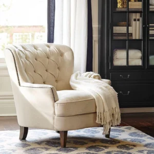 Beige Natural beech wood chair