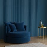 Blue Round chair