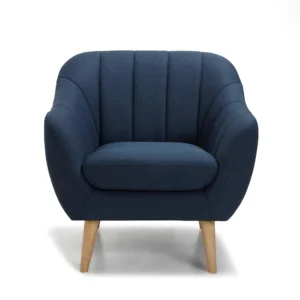 Dark blue Armchair 65×68 cm
