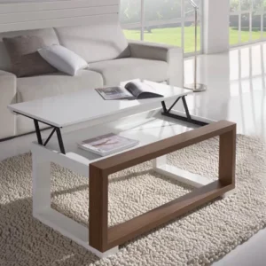 Mechanical coffee table with storage space 50 x 120