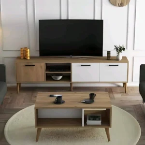 TV table set with coffee table