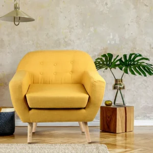 Yellow Armchair 65×68 cm