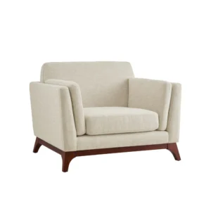 off-white Beech wood chair 80 x 95 cm